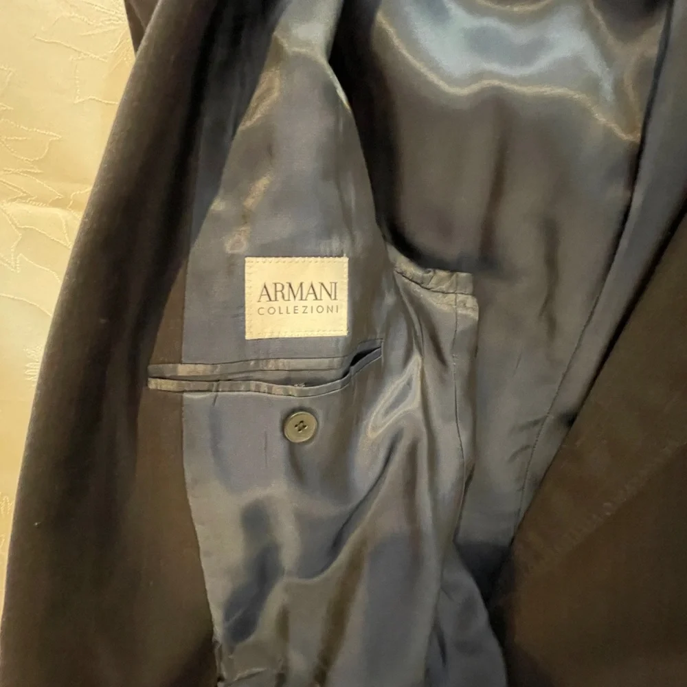 Armani Dark Pinstripe Suit - Picture 8 of 11